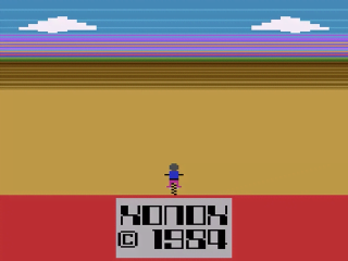 Motocross Racer title screen for Atari 2600